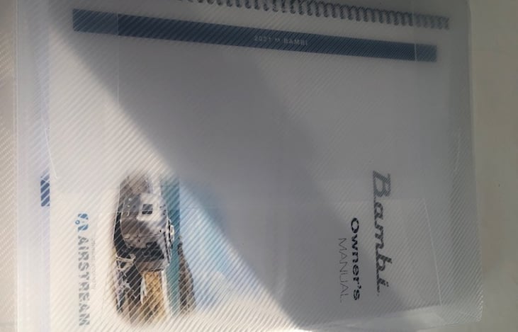 Airstream Bambi Owners manual