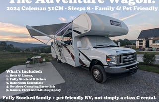 The Adventure Wagon! Family/Pet Friendly Sleeps 8