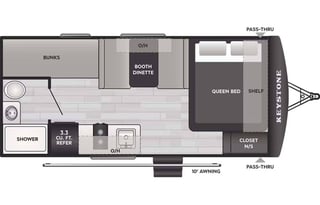 Lightweight Family Bunkhouse; Easy Tow; Stocked!