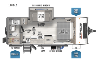 2023 Forest River RV Surveyor Legend 19RBLE