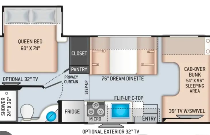 Chateau 22B floorplan.
