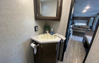 Fully Stocked 2019 Grey Wolf Bunkhouse delivery!