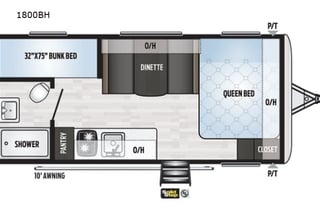 2020 Keystone RV Springdale Mini 1800BH