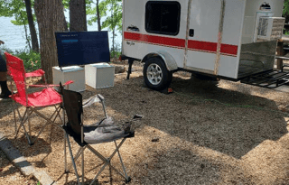 Runaway Teardrop Camper