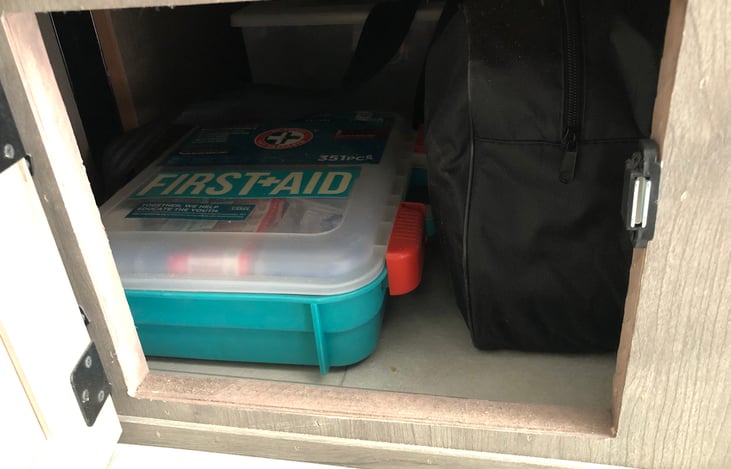 First Aid and Roadside hazard kits