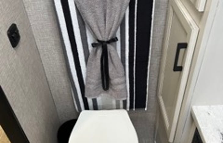 Towel Rack in Bathroom