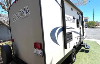Cozy, comfy travel trailer