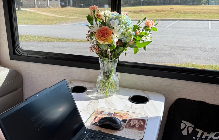 Work with a beautiful view