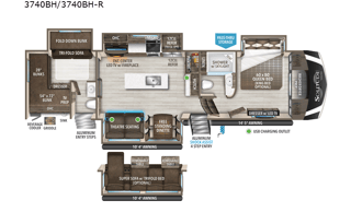 2022 Grand Design Solitude S-Class 3740BH-R