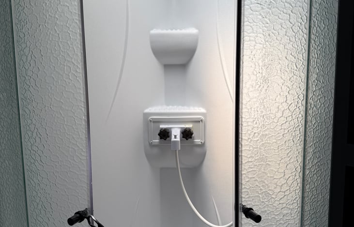 Large enclosed shower