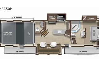2021 Highland Ridge RV Highlander HF350H