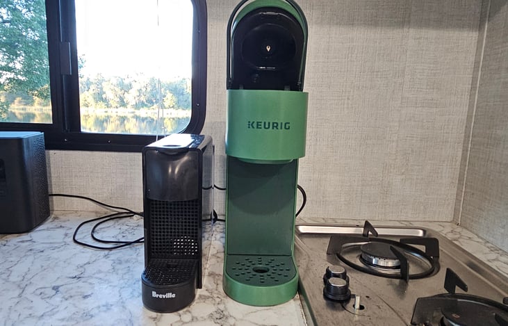 Keurig and Espresso are included with pods
