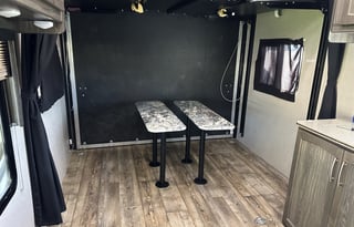 self-contained toy hauler on board fuel, generator