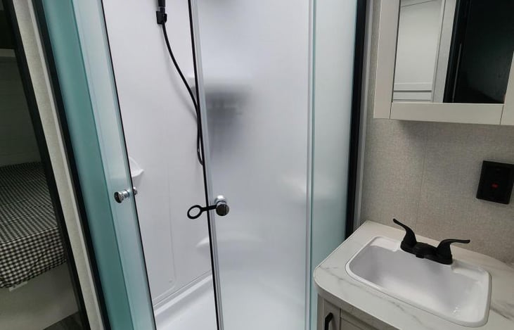 Shower sliding doors