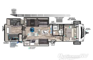 2021 Forest River RV Vibe 34BH