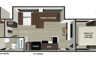 2026 36ft Camper W/ Bunkhouse, - DELIVERY ONLY