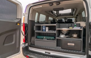 Adventure‑Ready Ford Transit Pop‑Top Camper Van