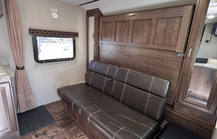 Front queen murphy bed