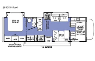2021 Forest River RV Sunseeker Classic 2860DS Ford