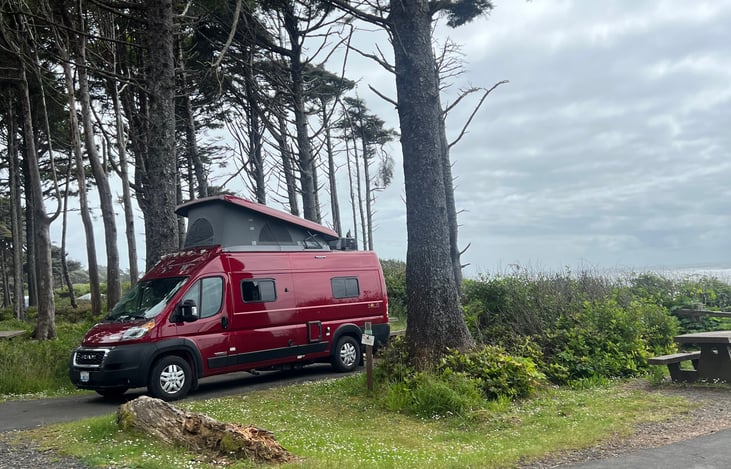 Clifford at the beach on the Olympic Peninsula.