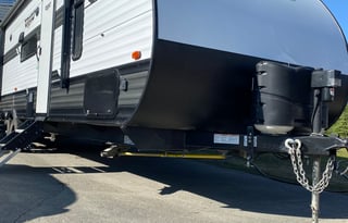 Family Glamper with bunkhouse and outdoor kitchen