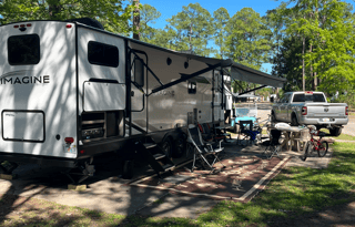 Rent our families luxury camper with bunkhouse!