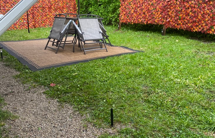 Outside lounging area