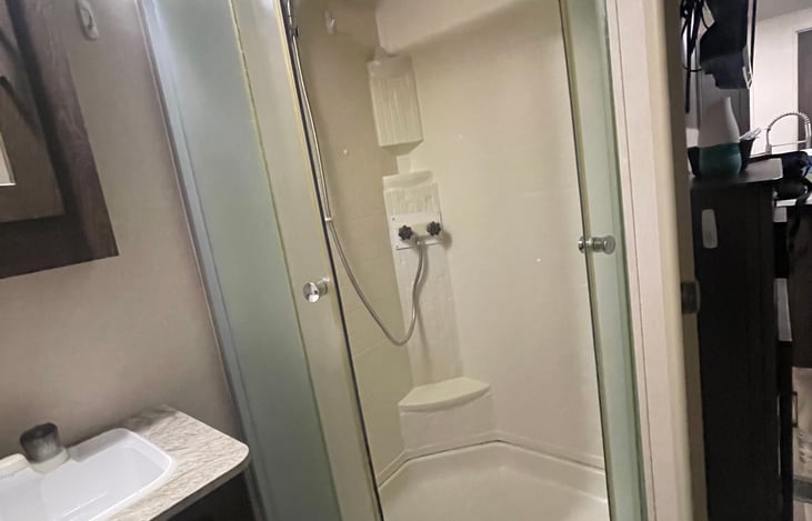 Large spacious shower!