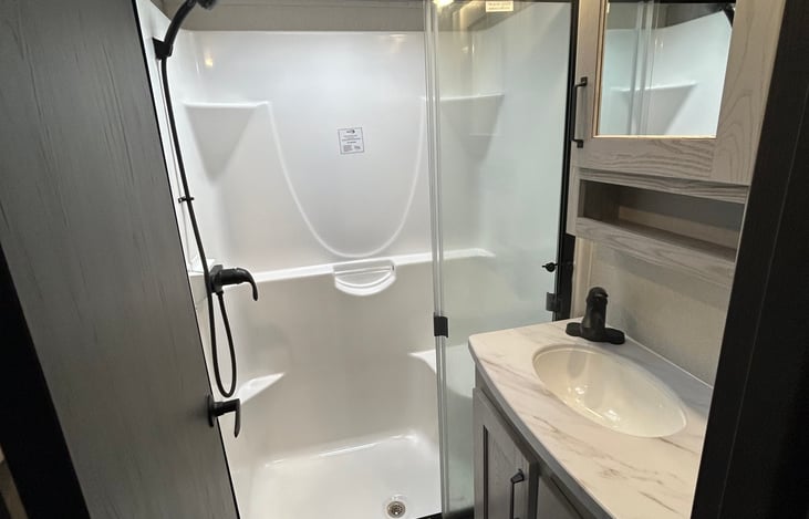 Primary Bathroom w/ spacious shower