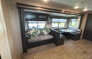 “Our Cozy Happy Place Travel Trailer Rental Puma “
