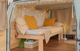 The Timber Den — Cozy Cabin Camper with Solar