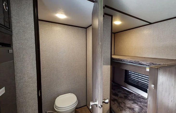 Bunk beds for the children or for extra storage