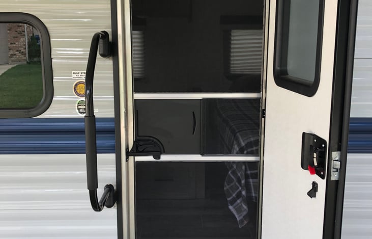 Exterior and screen door