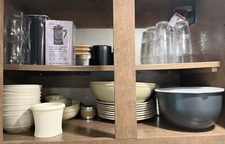 Camp friendly dishes and cups