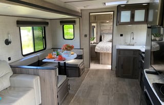 Festival and Pet Friendly Slide out Camper