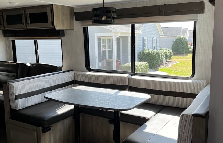 Kitchen table with big picture window!
