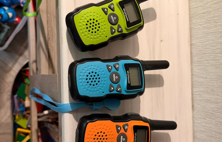 Walkie talkies available upon request