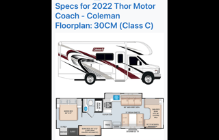 Spacious 2022 Motorhome w/ Bunkbeds