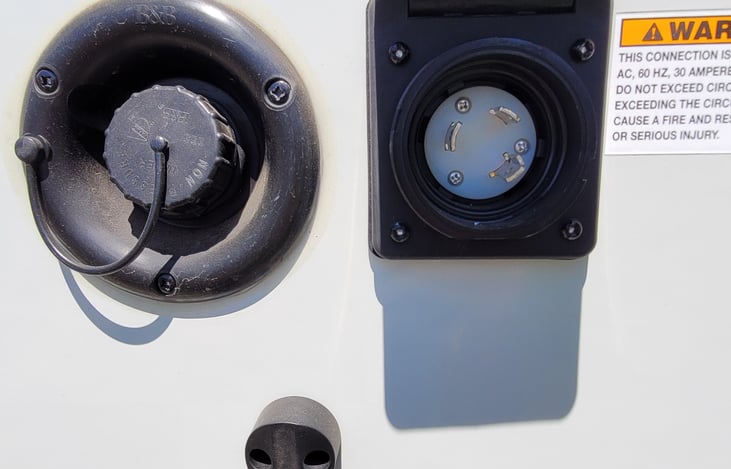 Fresh water and 30 Amp