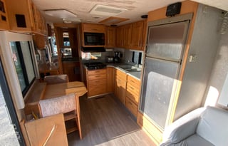 Modern and elegant Fun Bus with driver