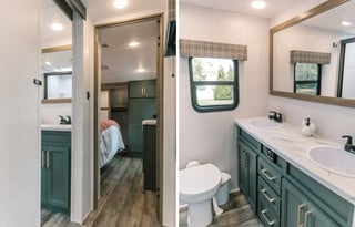 Happily Ever Housers' NEW 2 Bed 2 Bath Fifth Wheel