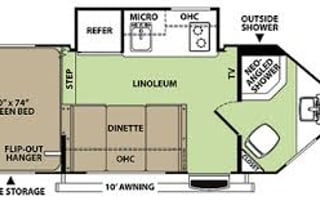 20' V-Cross Vibe, EZ Pullin' Lux Tent on Wheels!