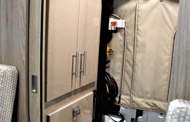 Bathroom storage or closet.