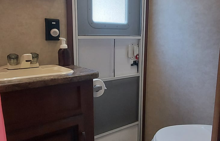 Exterior Entrance to Bathroom