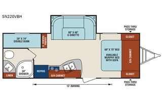 2017 Venture RV Sonic SN220VBH