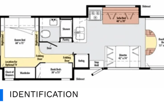 2014 Winnebago chalet 31JR Bunk house #10