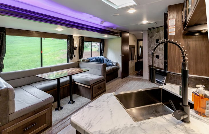 Kitchen and Living Area