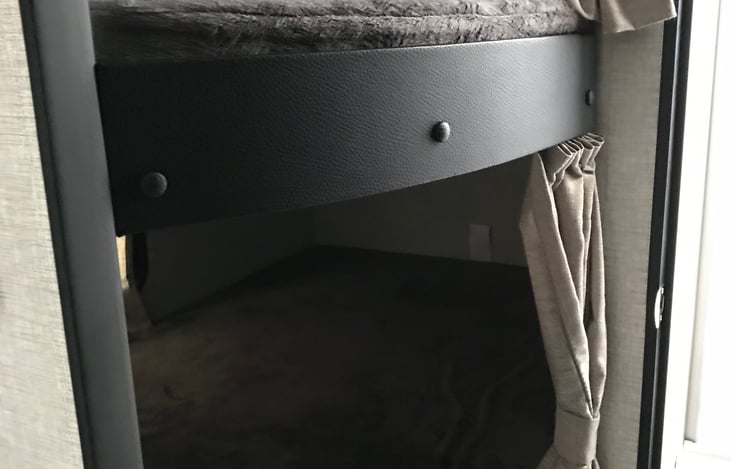 View of Lower Bunk (Full Size bed)