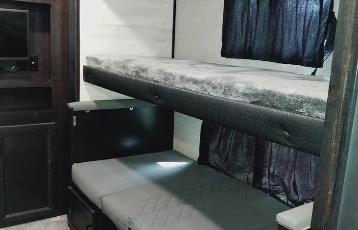 Bunk houses, \ or table.