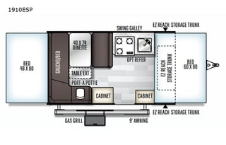 2019 Forest River RV Rockwood ESP 1910ESP